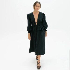 WeWoreWhat Poplin Midi Dress